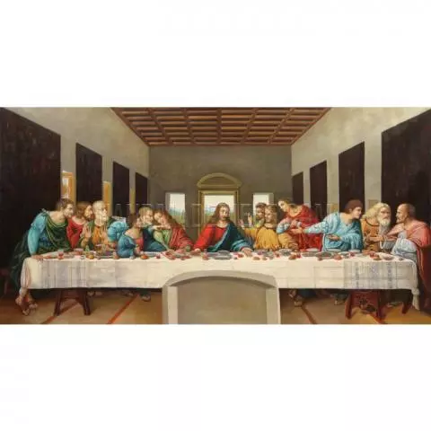 Last Supper Leonardo Da Vinci Famous Oil painting on canvas picture on home