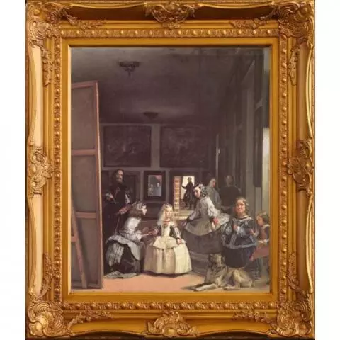 Las Meninas, The Maids of Honour (1656) by Diego Velázquez, Framed  Reproduction