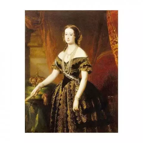 Presumed portrait of Eugénie de Montijo oil on canvas …