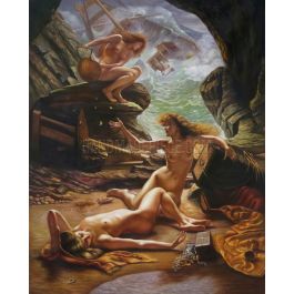 The Cave Of The Storm Nymphs By Sir Edward John Poynter Painting