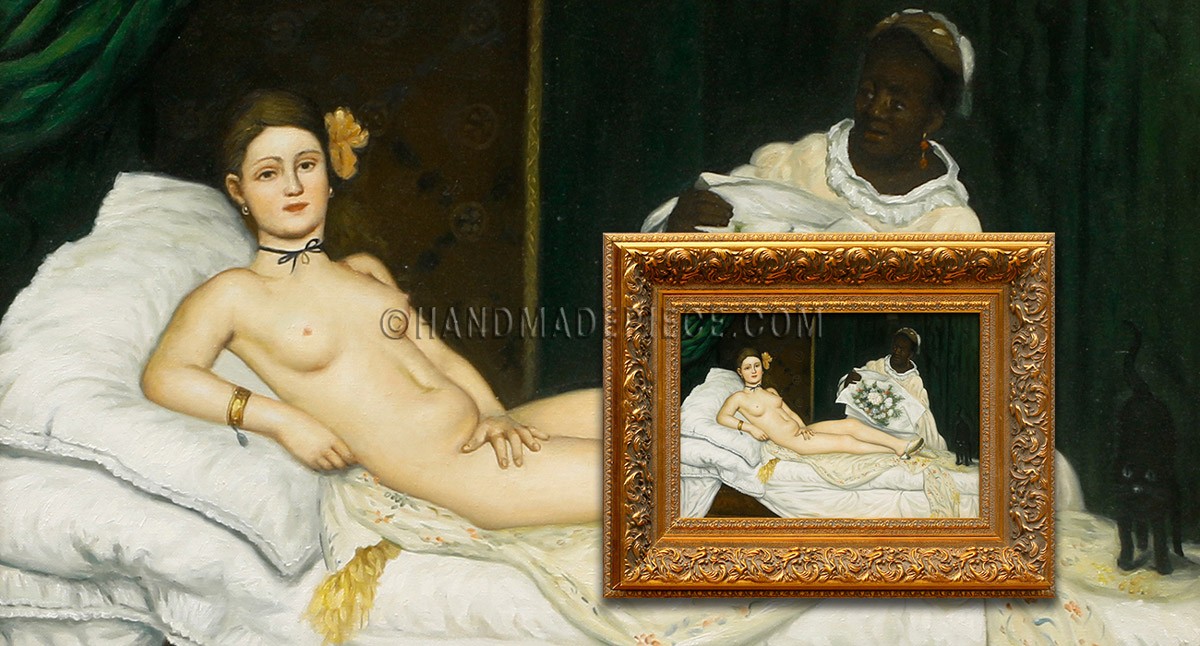 Olympia 1863 by Edouard Manet
