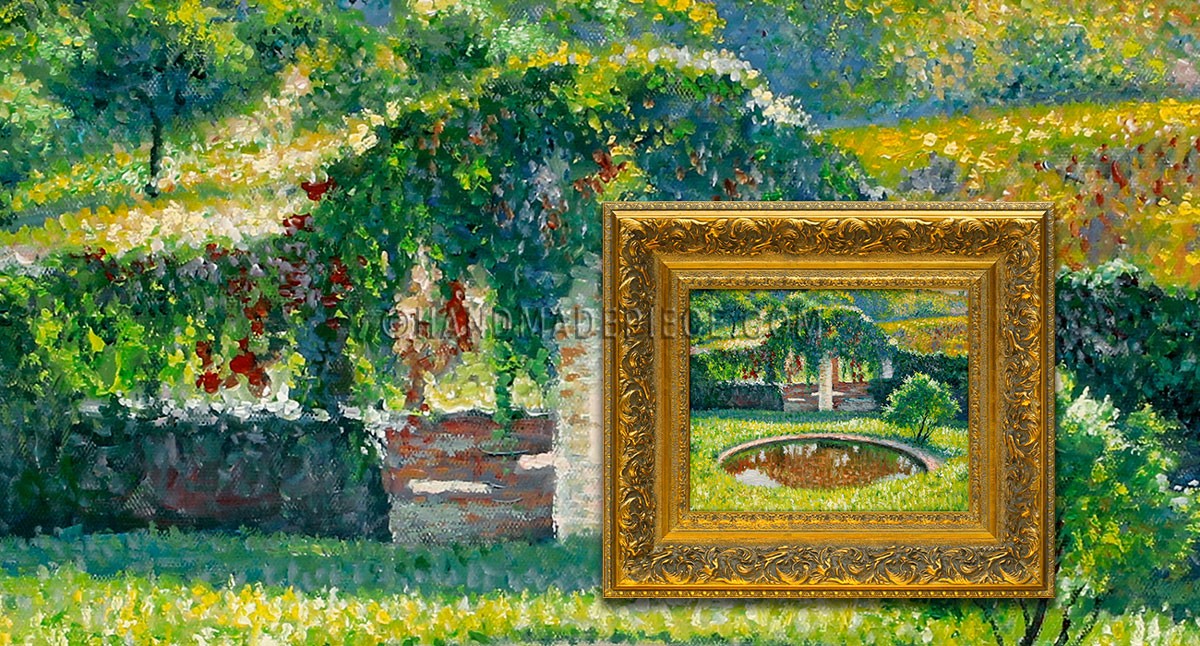 Bassin et Tonnelle Sud Ouest de Parc de Marquayrol by Henri Martin