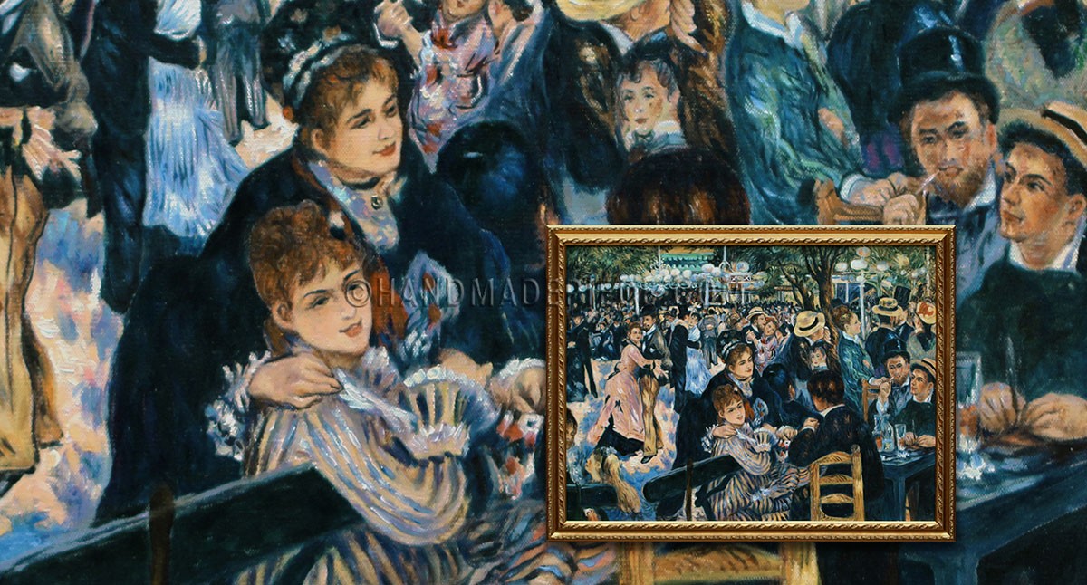 Dance At The Moulin De La Galette by Pierre Auguste Renoir