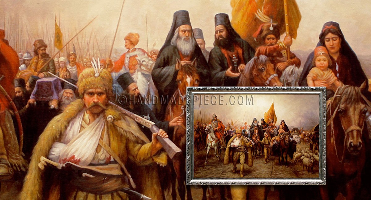 Migration of the Serbs 1896 By Paja Jovanovic