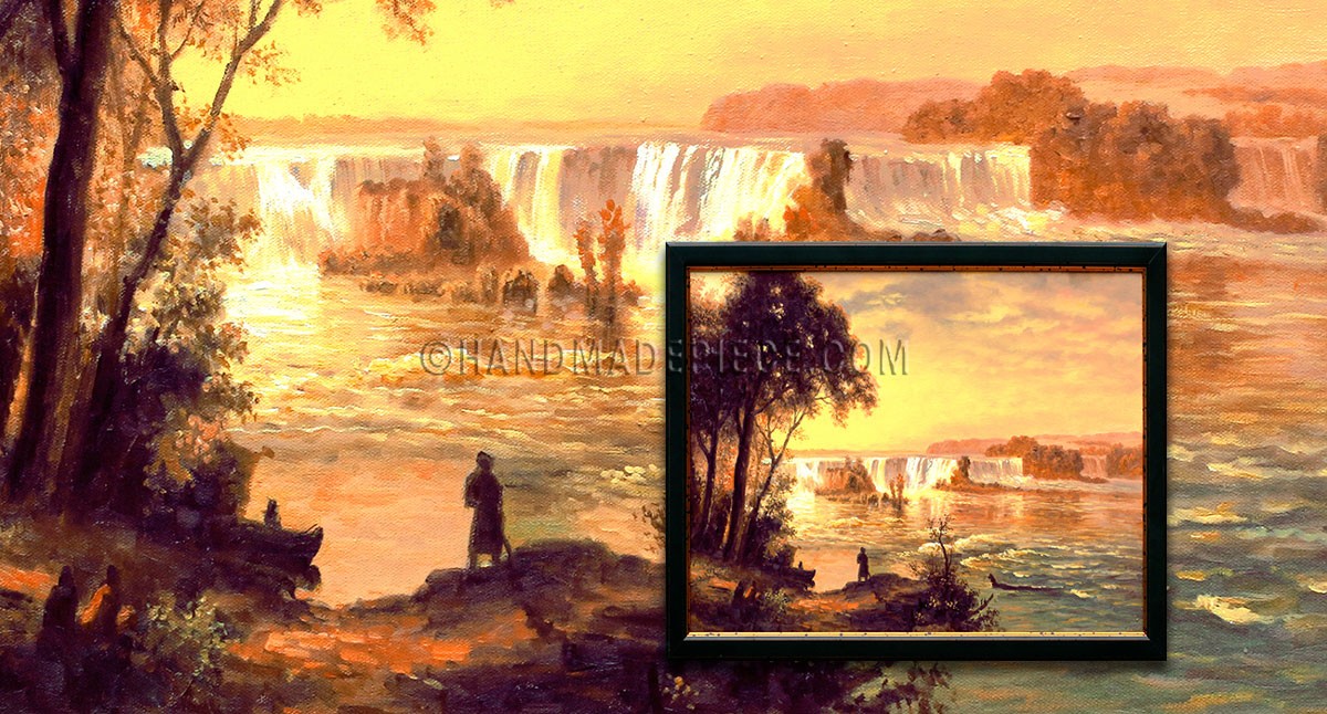 The Falls of St Anthony by Albert Bierstadt