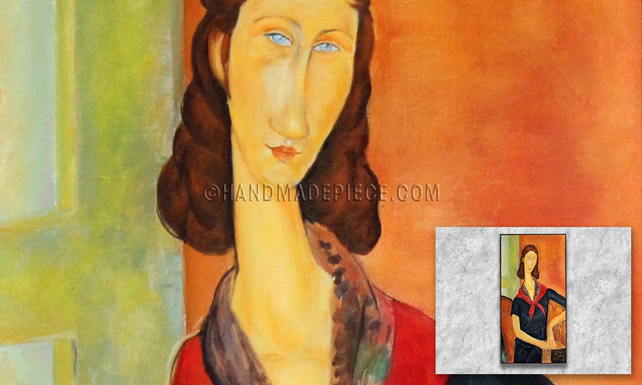 Jeanne Hebuterne in a Scarf