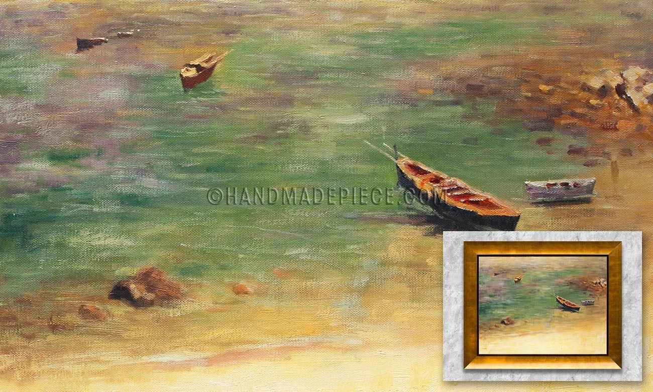 A Boat in the Waters off Capri