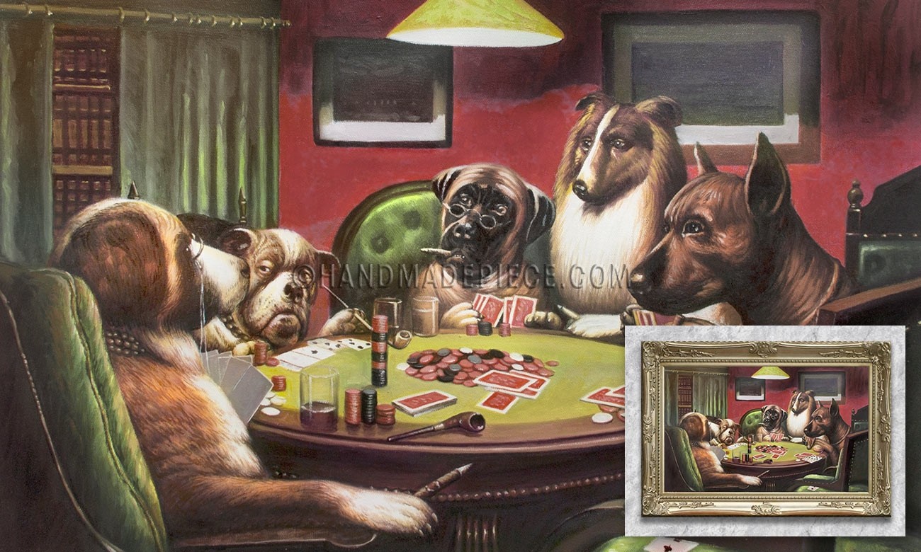 A Bold Bluff, also known as Judge St. Bernard Stands Pat on Nothing