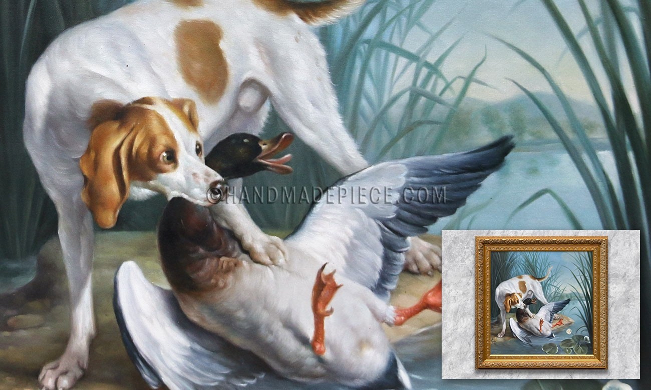 A Dog and a Wild Duck