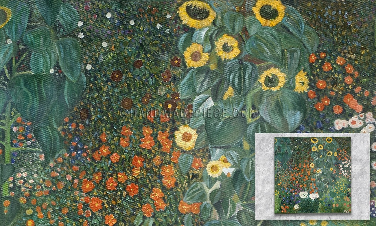 Farm Garden with Sunflowers