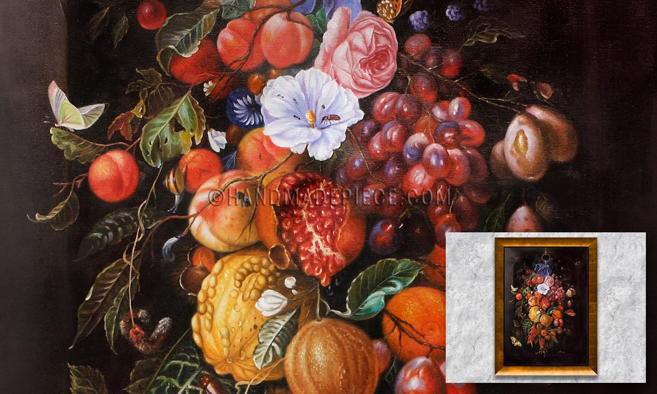 Festoon of Fruit and Flowers