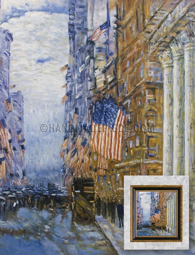 Flags on the Waldorf