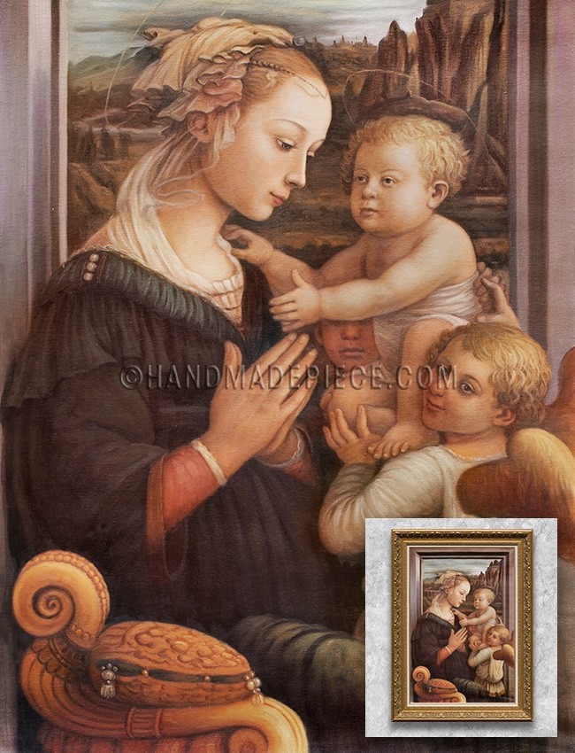 Madonna with the Child and Two Angels