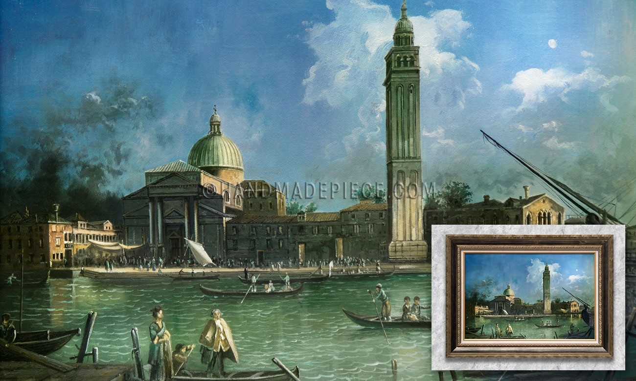 Night-time Celebration Outside the Church of San Pietro di Castello, also known as La Vigilia de San Pietro