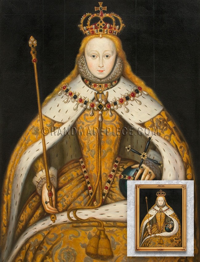 Portrait of Elizabeth I of England in Her Coronation Robes