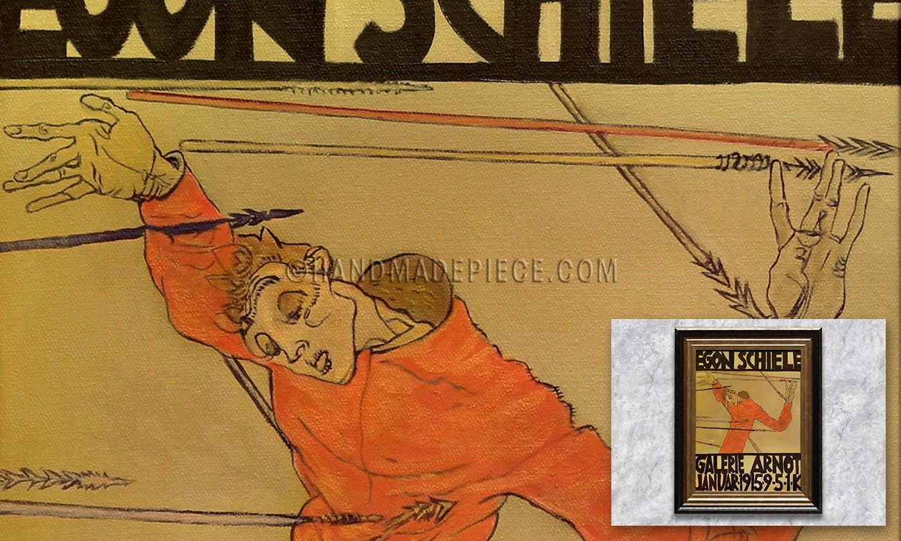 Self Portrait as St. Sebastian, poster