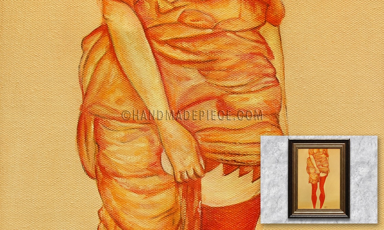 Standing Woman in Red