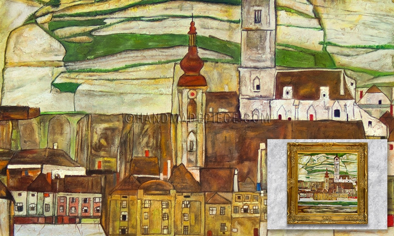 Stein on the Danube with Terraced Vineyards