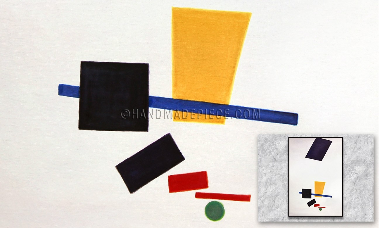 Suprematism: Painterly Realism of a Football Player