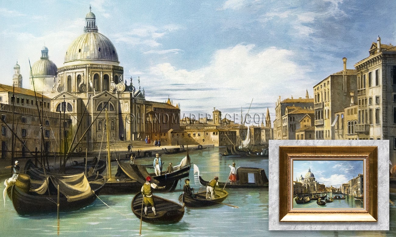 The Grand Canal and the Church Santa Maria della Salute