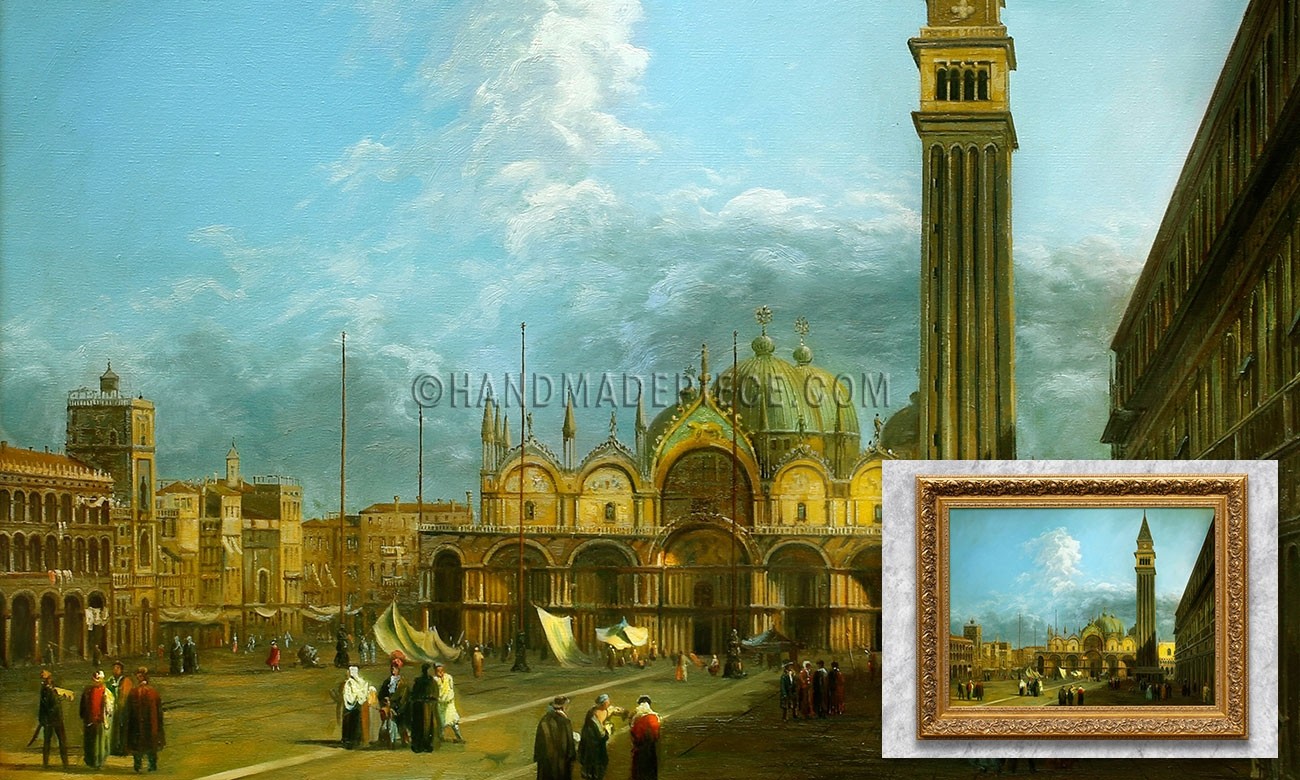 Venice Piazza San Marco with the Basilica and Campanile